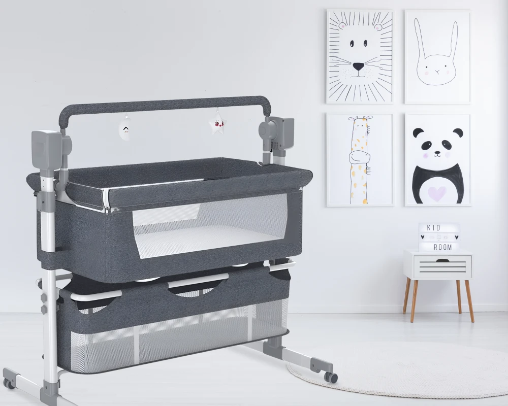 bedside bassinet rocking