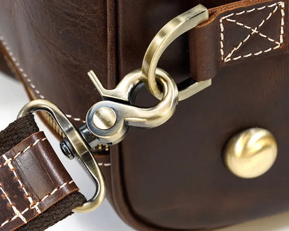 brown leather carry on bag